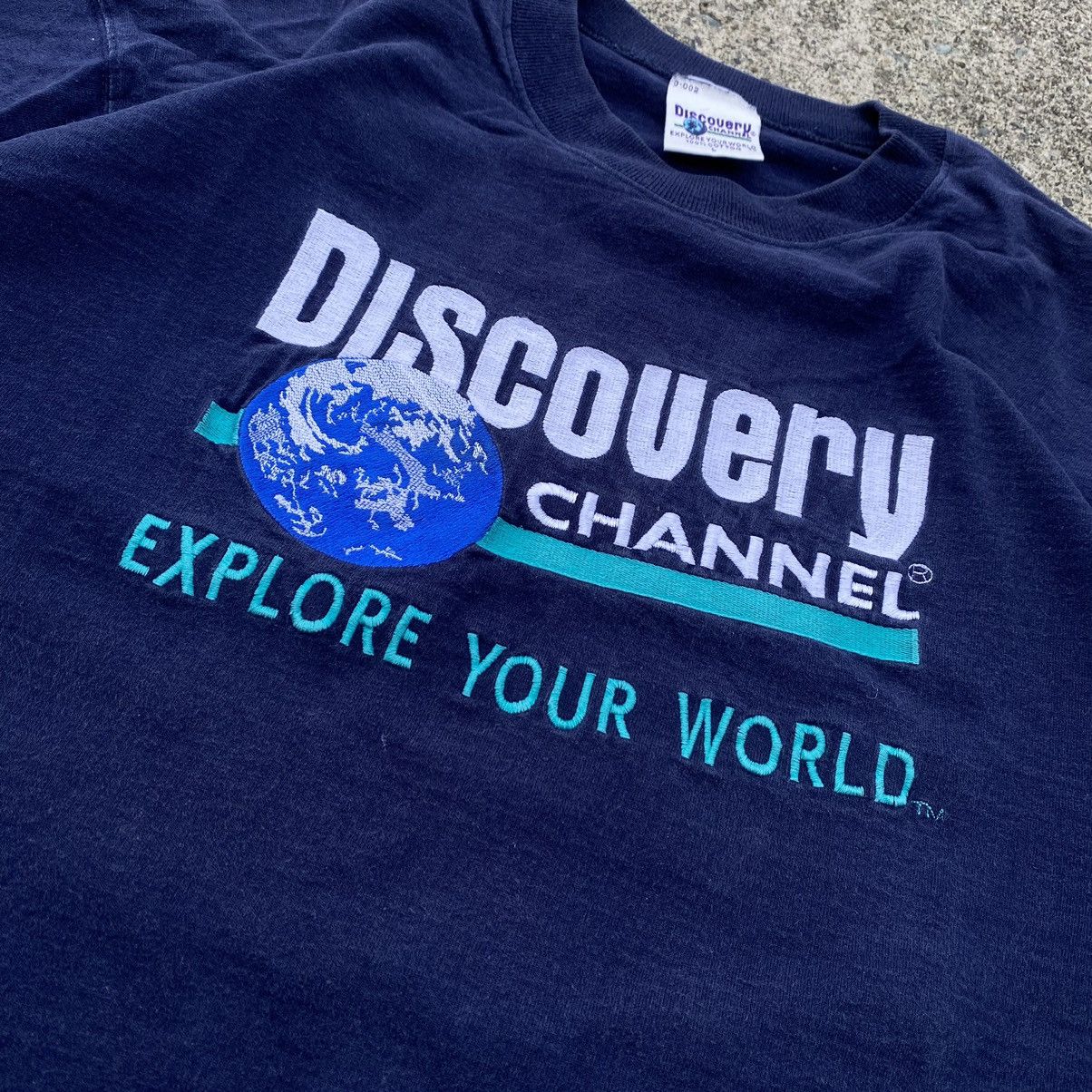 Vintage Vintage Discovery Channel Tee Size US L / EU 52-54 / 3 - 2 Thumbnail