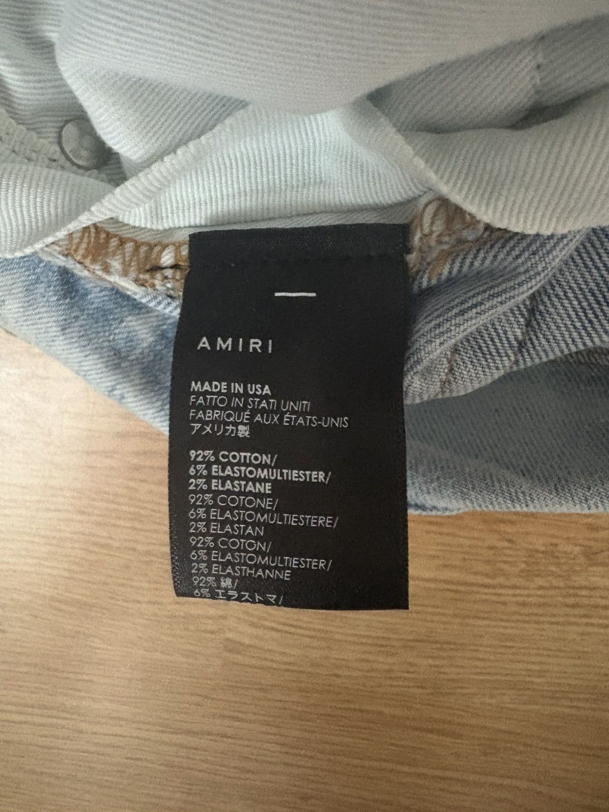 Amiri Amiri Trasher Plus Jean Vintage Sky Indigo Size US 31 - 5 Thumbnail