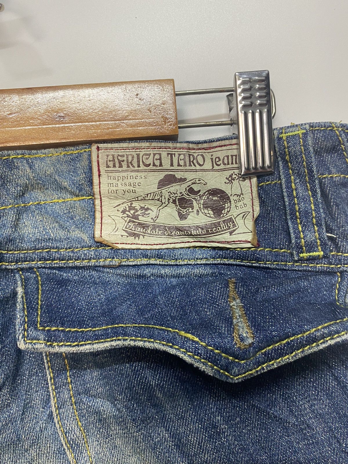 Japanese Brand Africa Taro Jeans AFT Denim Jeans Pant Sz 30 Size 30" / US 8 / IT 44 - 12 Thumbnail