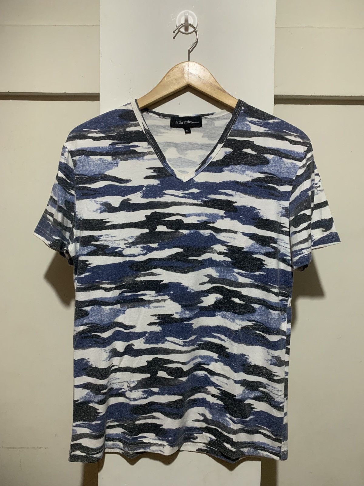 In The Attic Japanese In The Attic Camo Color Chrome Heart Style Tee Size US L / EU 52-54 / 3 - 1 Thumbnail