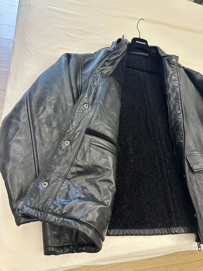 Balenciaga Balenciaga Inner Fleece Lined Furry Fleece Parka Jacket Size US S / EU 44-46 / 1 - 9 Thumbnail