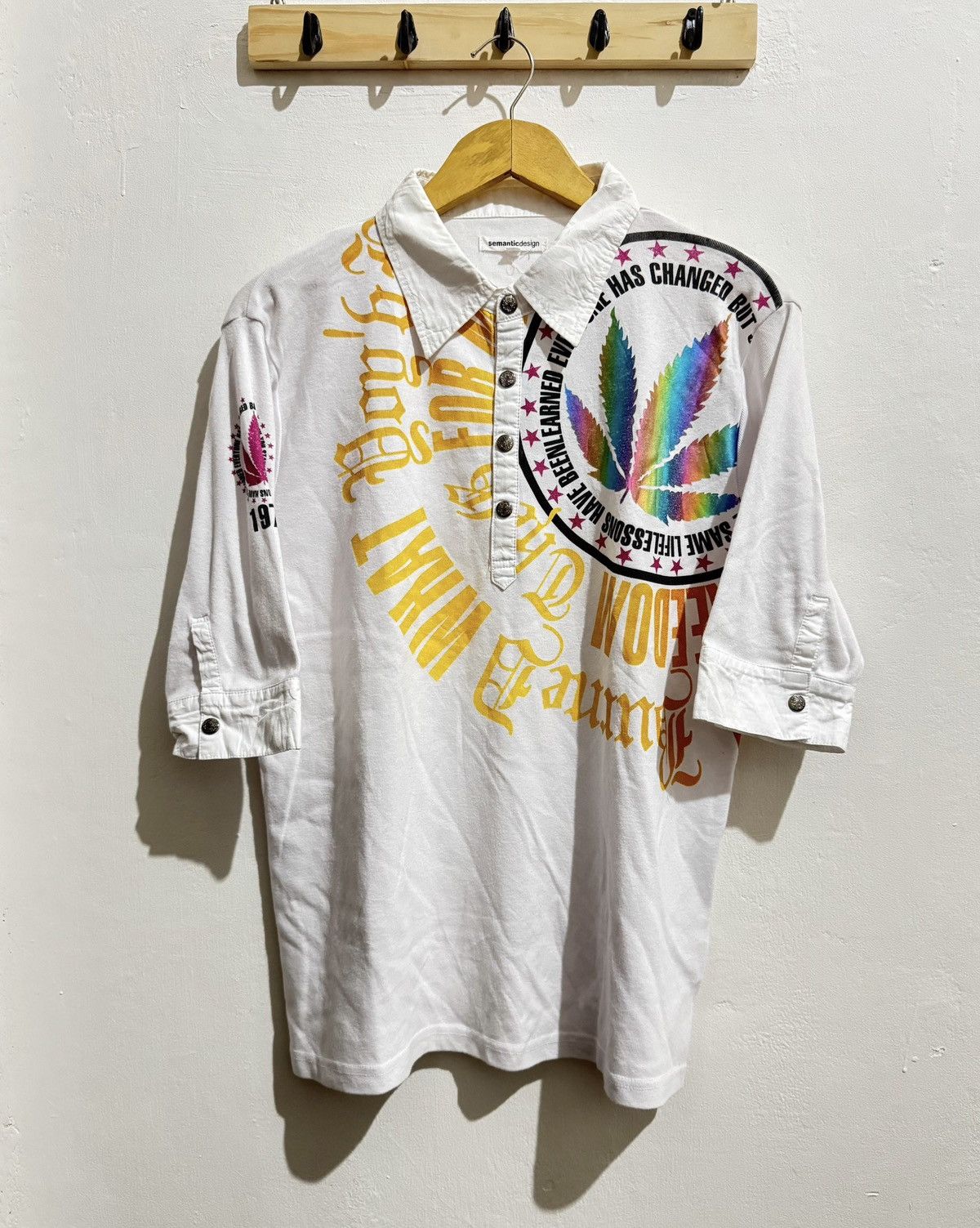 Hysteric Glamour × If Six Was Nine × semanticdesign Y2K Semantic design ifsixwasnine polo shirt Size US L / EU 52-54 / 3 - 1 Thumbnail