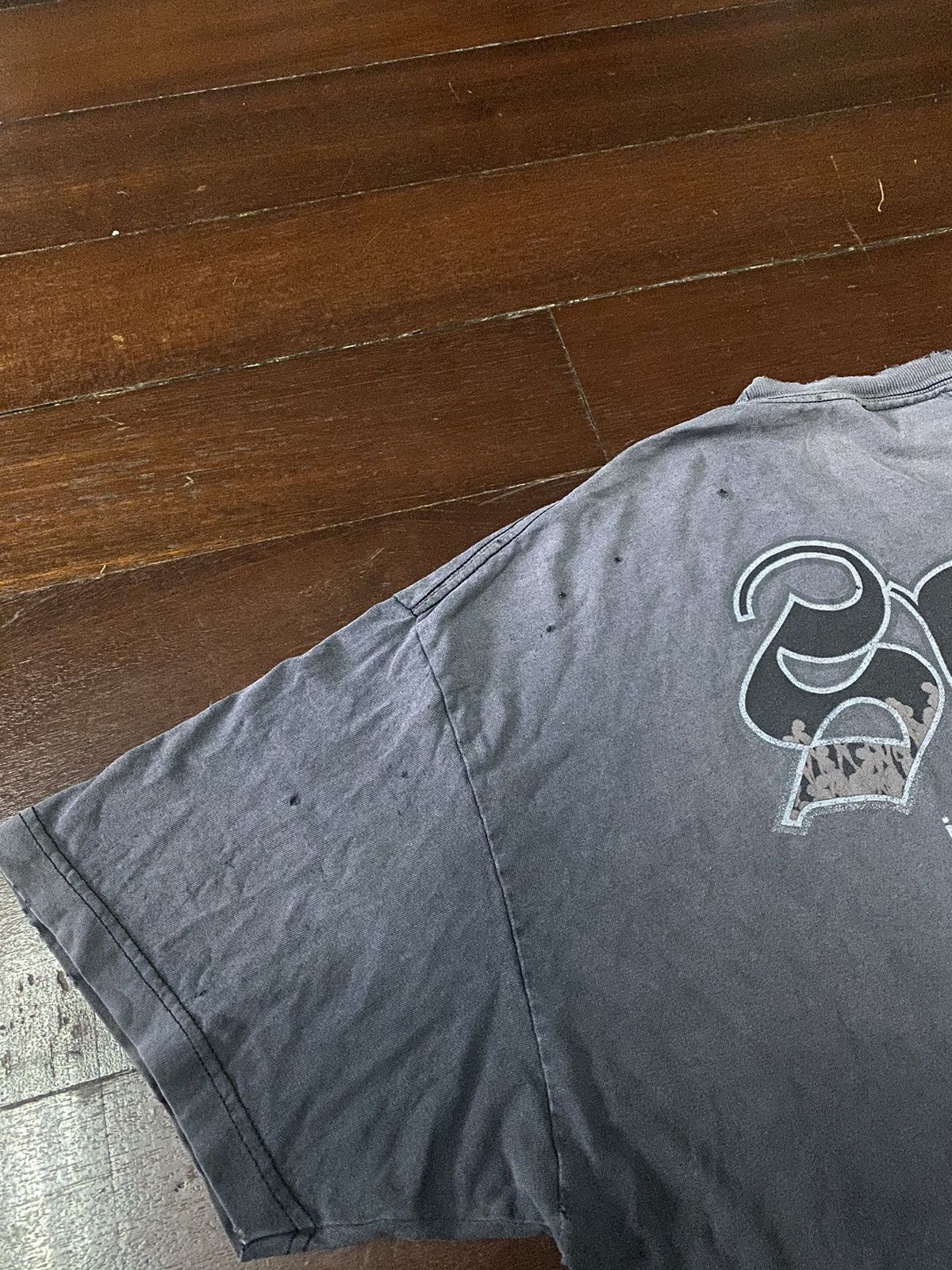 Hook-Ups FIRE 🔥🔥 VINTAGE 90s SKIN INDUSTRIES SPELL OUT DISTRESSED Size US XXL / EU 58 / 5 - 8 Thumbnail