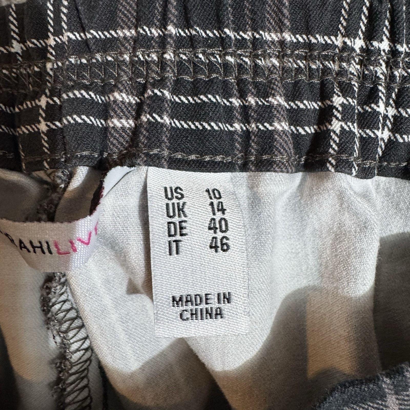 Isaac Mizrahi Isaac Mizrahi Live Pants Womens 10 Plaid Academia Retro Size 32" / US 10 / IT 46 - 9 Thumbnail