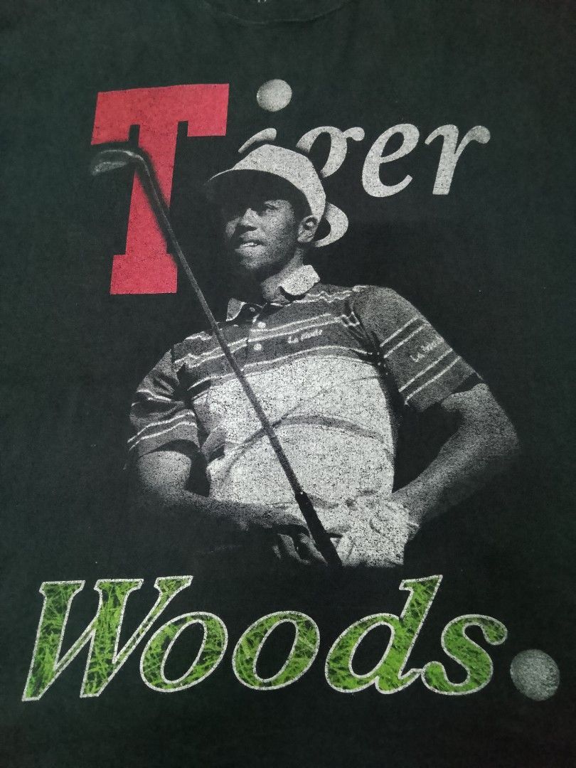 Tiger Woods Vintage Tiger Woods Tee Size US XL / EU 56 / 4 - 3 Thumbnail