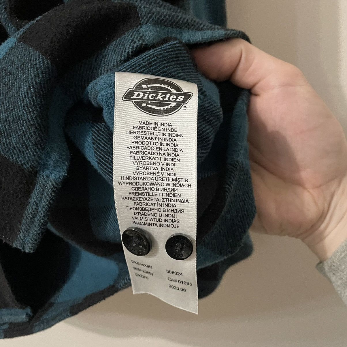 Dickies × Flannel Dickies Buffalo Flannel Plaid Shirt Work Heritage M-L Size US L / EU 52-54 / 3 - 6 Thumbnail