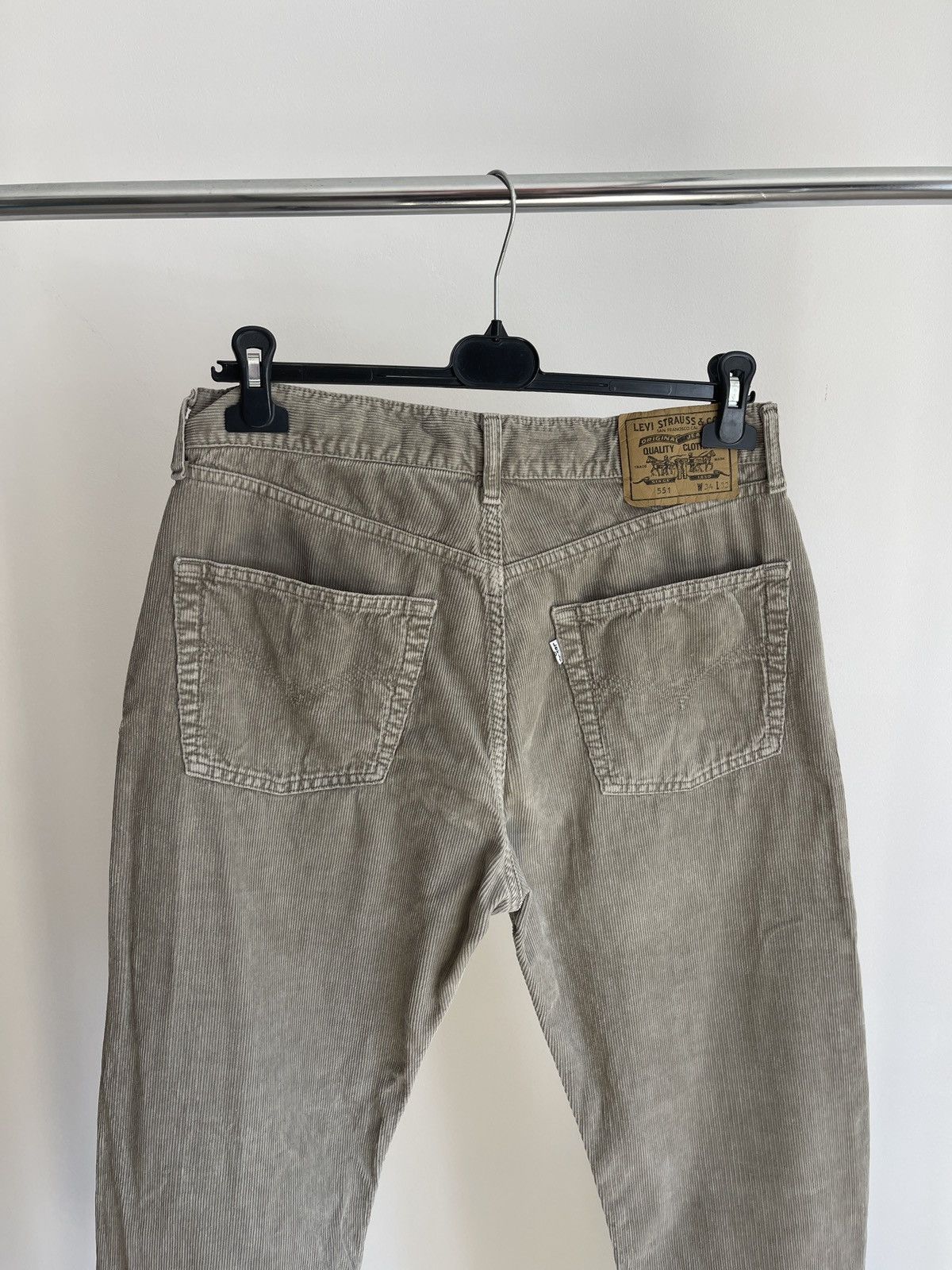 Levi's Vintage Levi’s 551 Velvet Corduroy Pants Jeans Y2K 34/32 Size US 34 / EU 50 - 3 Thumbnail