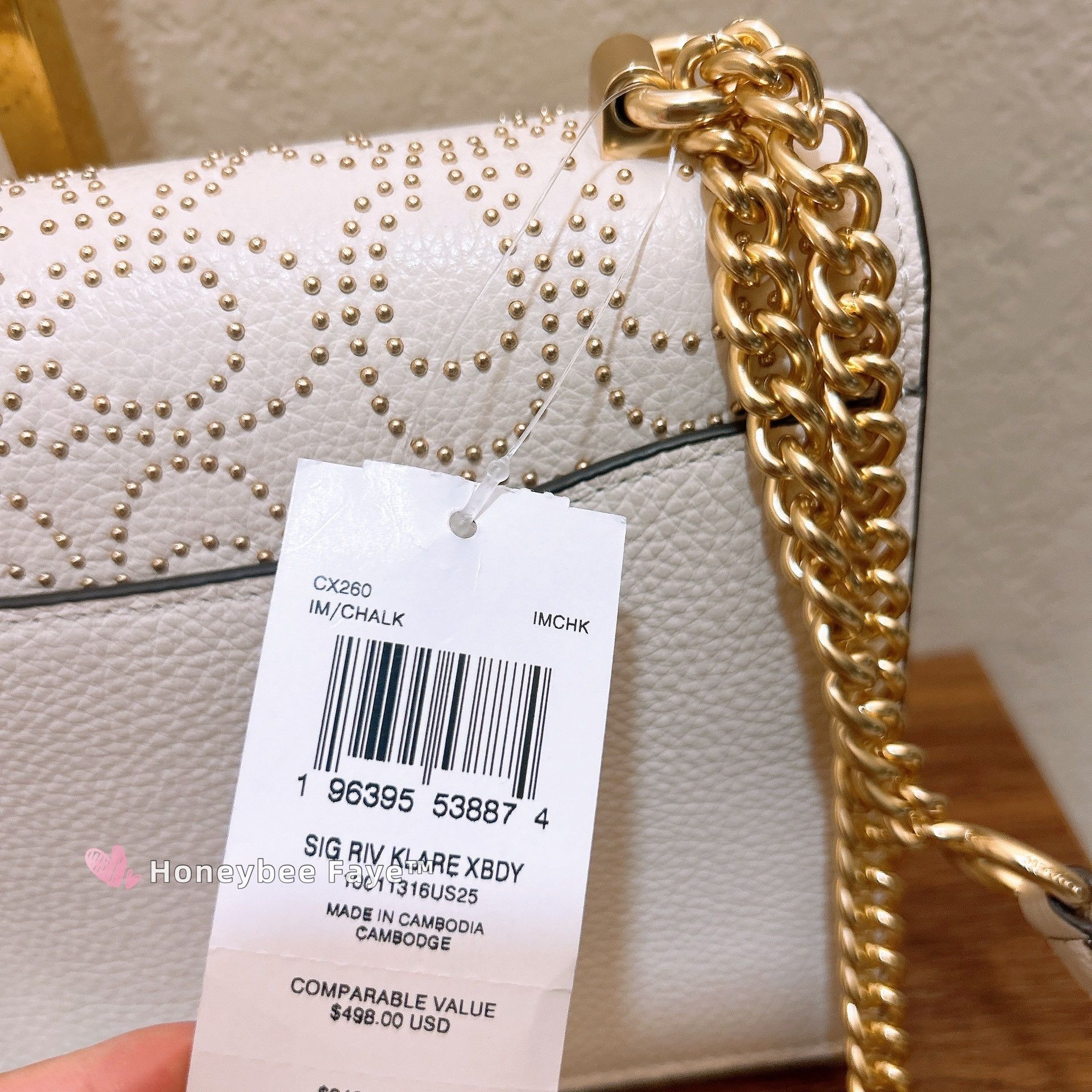 Coach Nwt Coach Klare Crossbody Bag With Signature Rivets CX260 Size ONE SIZE - 7 Thumbnail