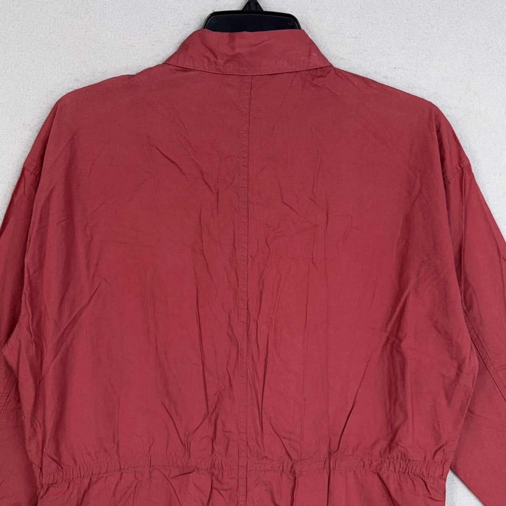 J.Crew VINTAGE J.CREW Shirt Dress Womens 4 Red Classic Preppy Heritage Pockets 90s Casual Workwear Knee Length Womens Size S / US 4 / IT 40 - 7 Thumbnail