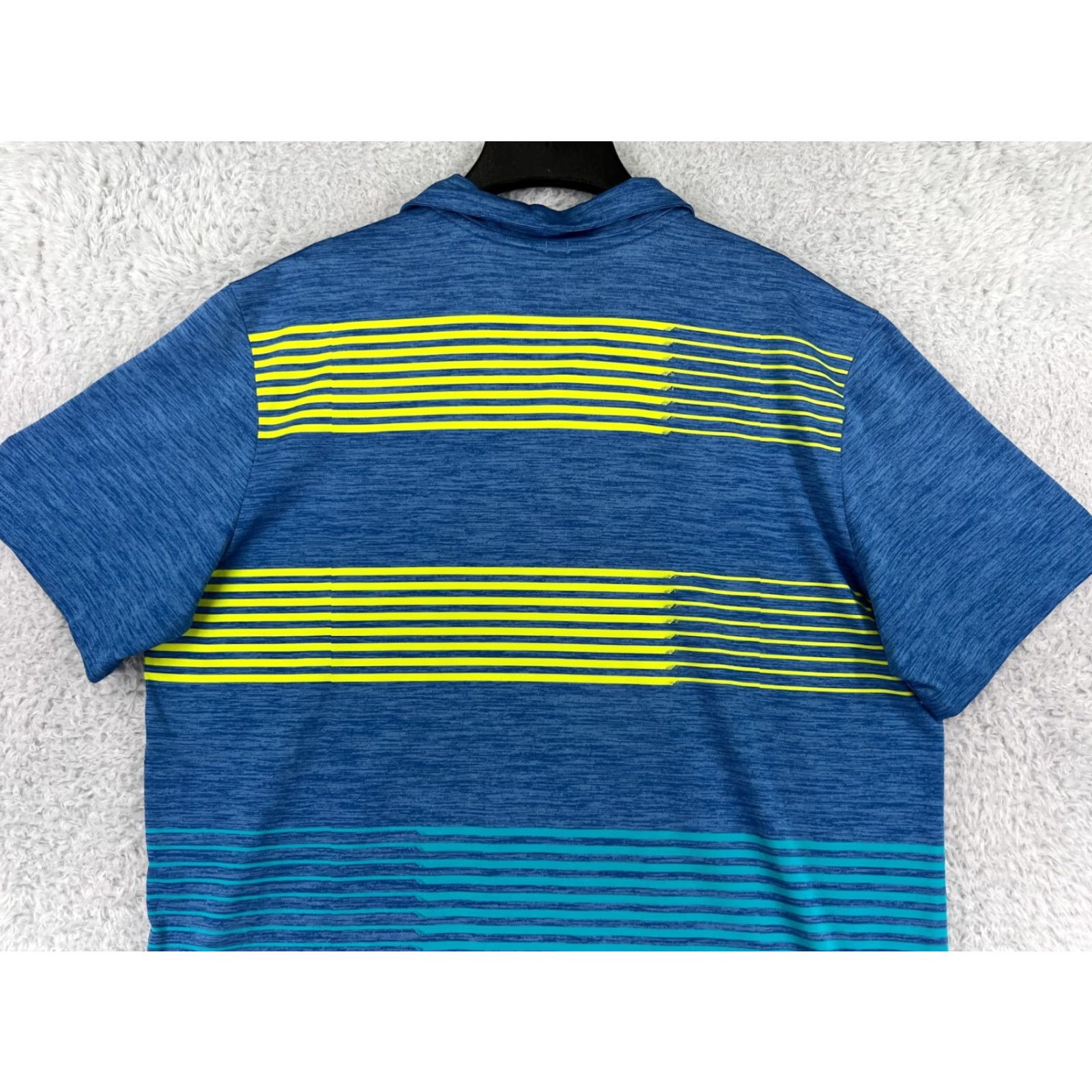 Nike Nike Polo Shirt Mens XL Blue Striped Nike Dri-Fit Golf Polo Shirt Men’s ショ Size US XL / EU 56 / 4 - 7 Thumbnail