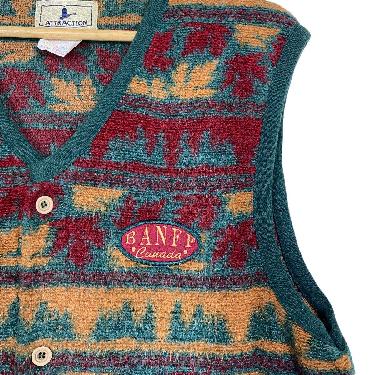 Roots Vintage Banff Canada Fleece Vest Size US M / EU 48-50 / 2 - 6 Thumbnail