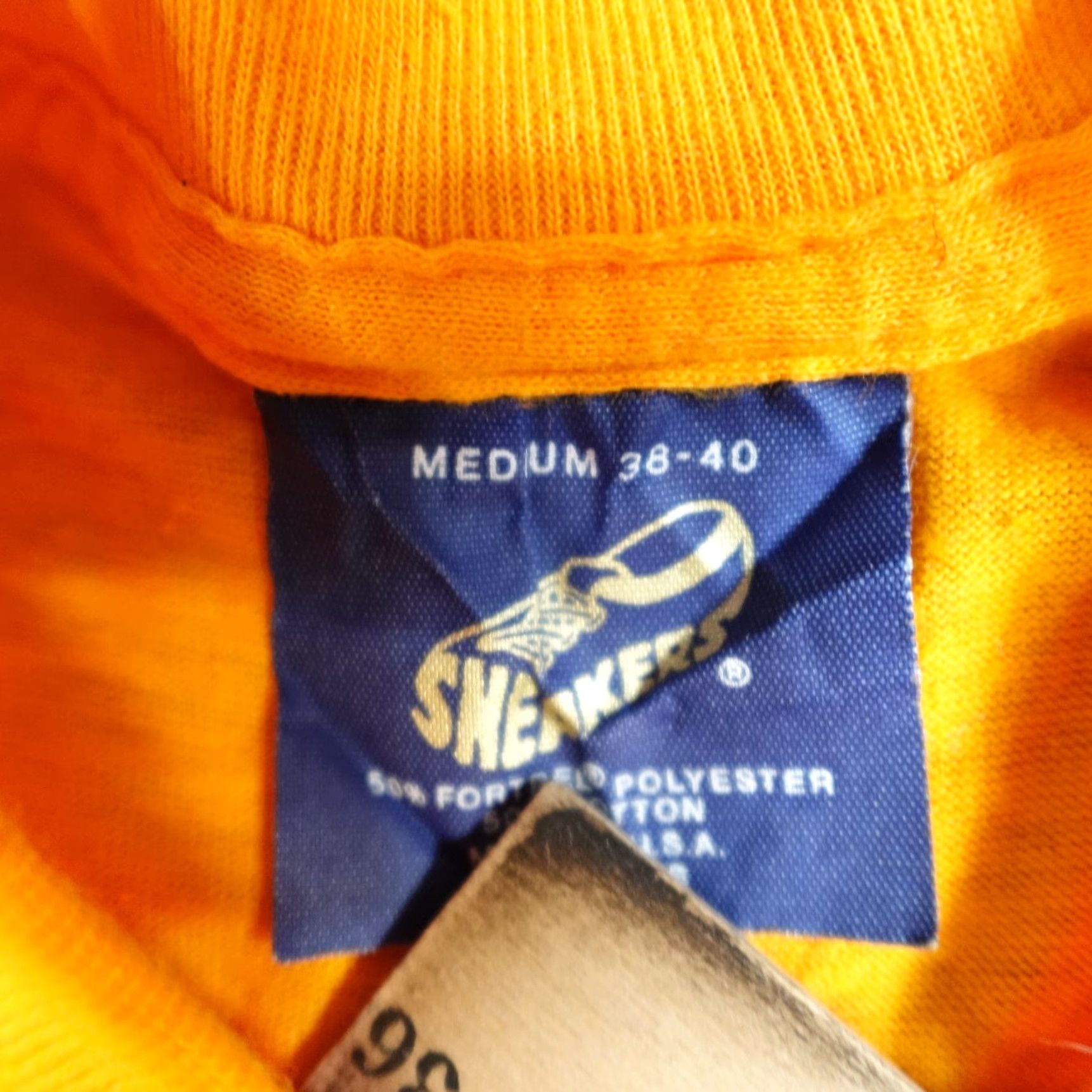 Vintage VINTAGE USS Intrepid T-shirt XS Yellow Men XS Crew Neck Short Sleeve Graphic Print 80s Size US XS / EU 42 / 0 - 4 Thumbnail