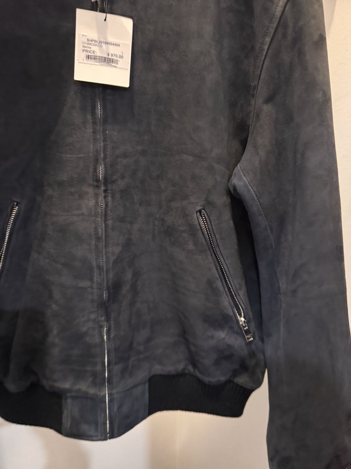 Sandro Sandro Black Bomber Jacket Men’s L Casual Stand-Up Collar Size US L / EU 52-54 / 3 - 7 Thumbnail