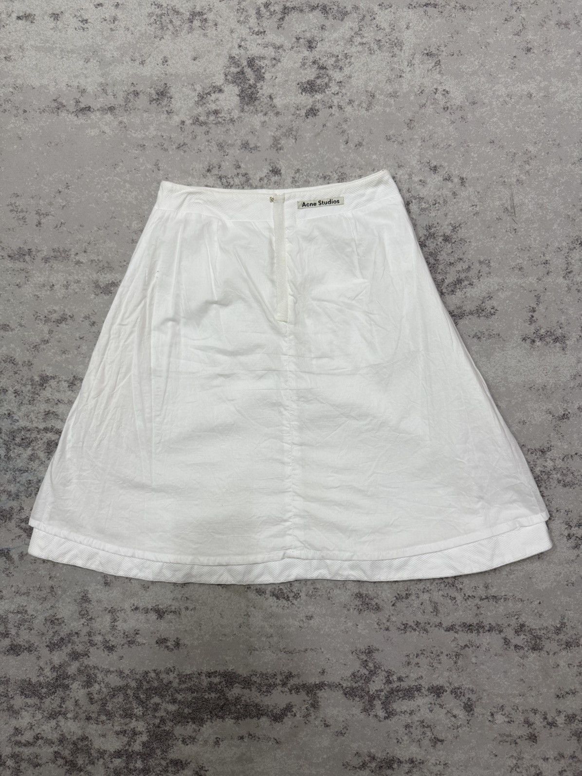 Acne Studios Acne Studios Piana Pique SS15 Midi Skirt Double Breasted Size 26" / US 2 / IT 38 - 9 Thumbnail