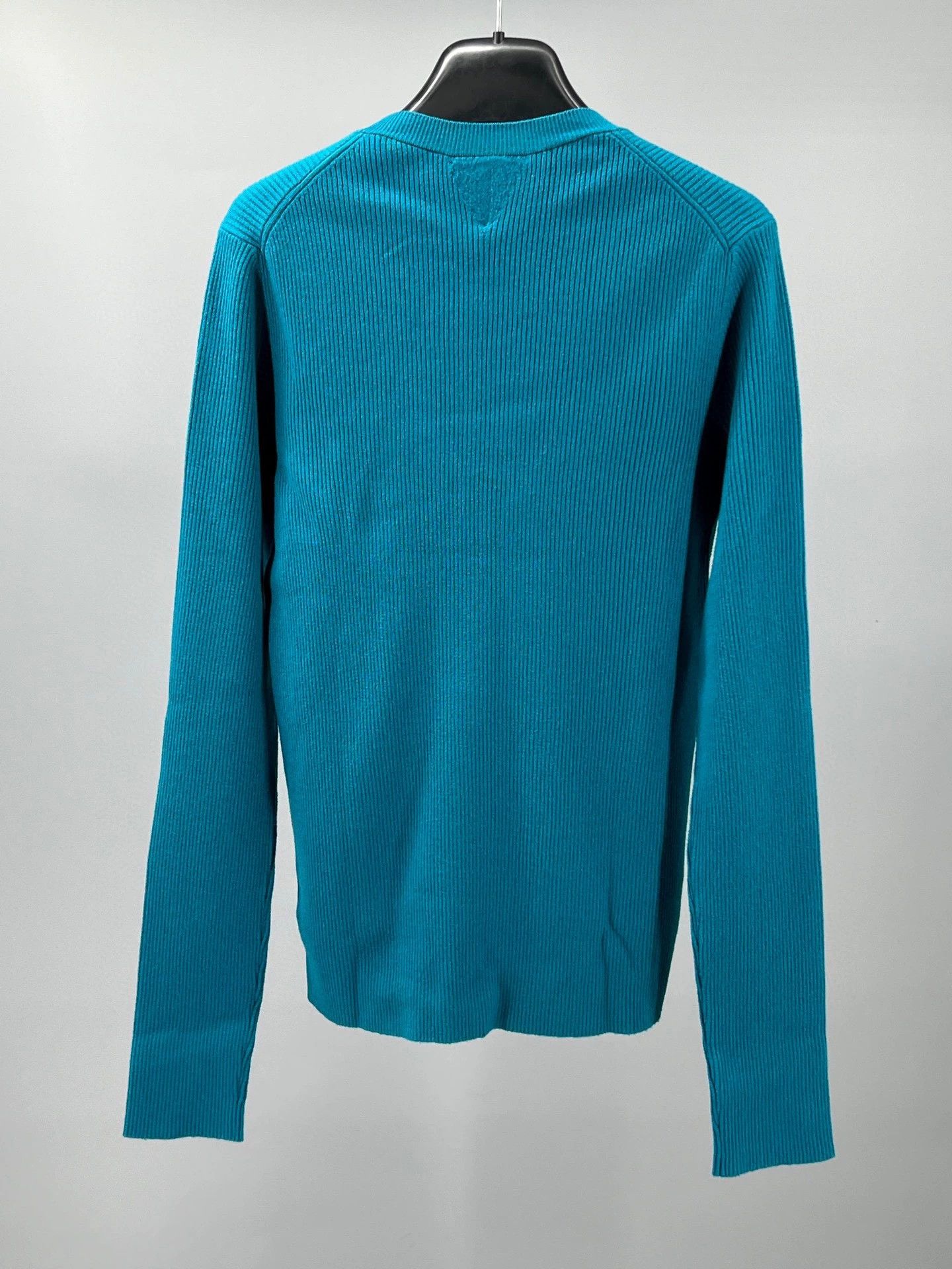 Bottega Veneta bottega veneta men's blue wool knit pullover Size US S / EU 44-46 / 1 - 4 Thumbnail