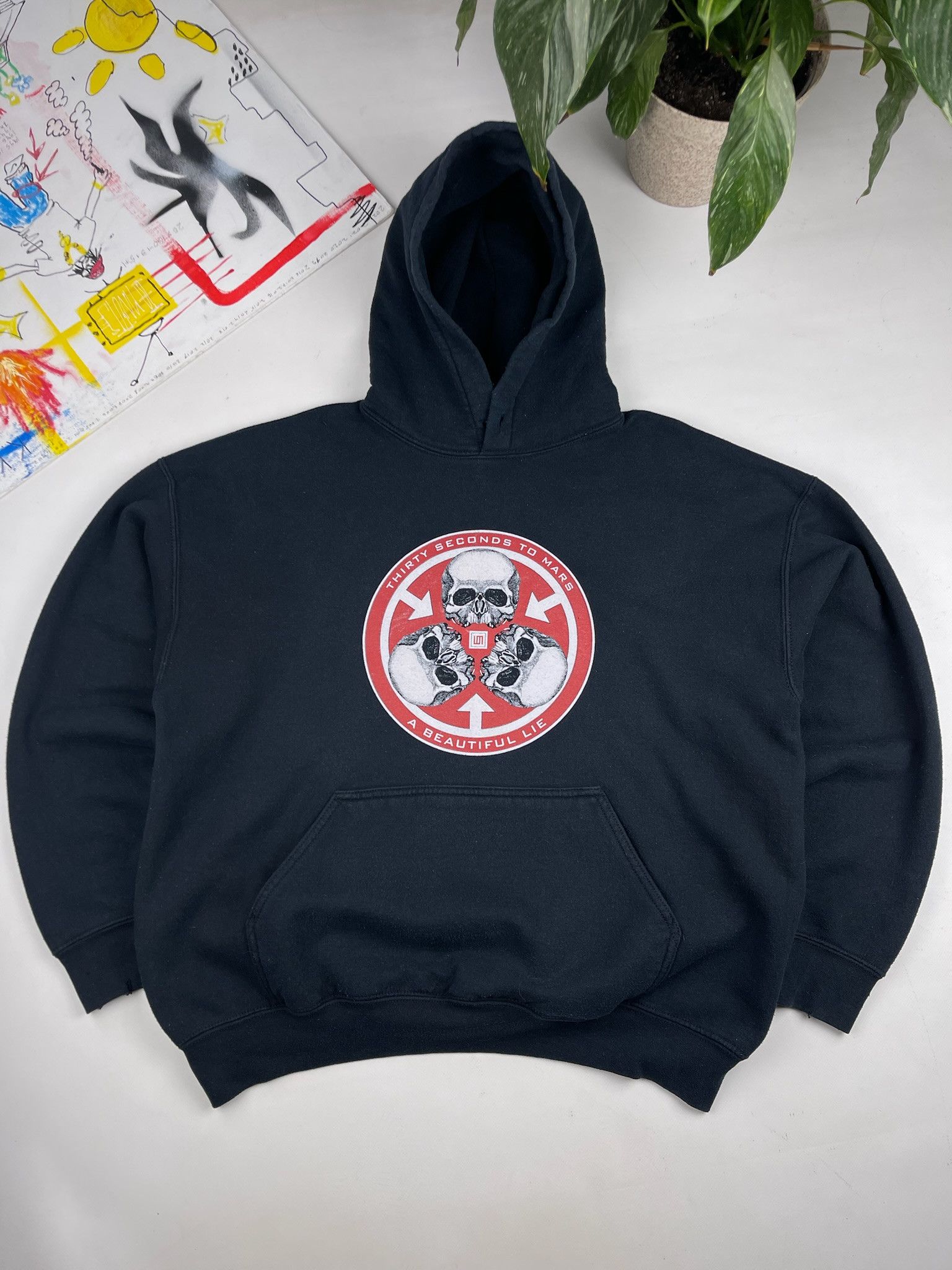Band Tees Vintage 30 Seconds to Mars hoodie Size US L / EU 52-54 / 3 - 7 Thumbnail