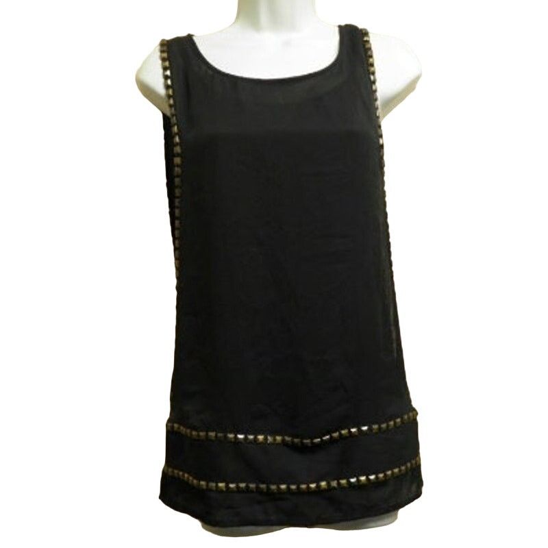 Rock & Republic Rock & Republic Womens XS Sheer Sleeveless Metal Studded top Size XS / US 0-2 / IT 36-38 - 1 Thumbnail