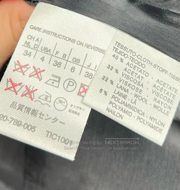 Max Mara MaxMara Black Wool Women's Blazer . Size XXS / US 00 / IT 34 - 9 Thumbnail