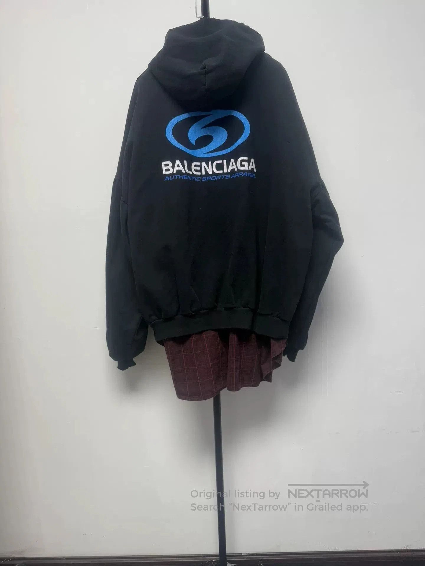 Balenciaga Balenciaga Layered Zip Hoodie. Size M / US 6-8 / IT 42-44 - 2 Thumbnail