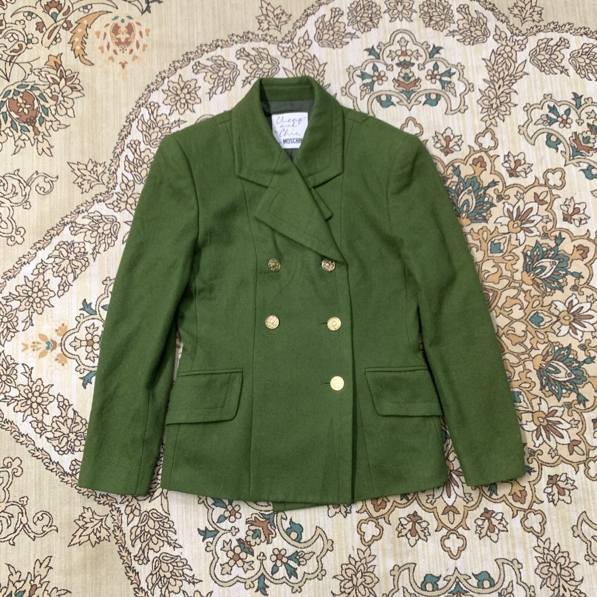Moschino MOSCHINO BLAZER WOOL Size S / US 4 / IT 40 - 1 Thumbnail