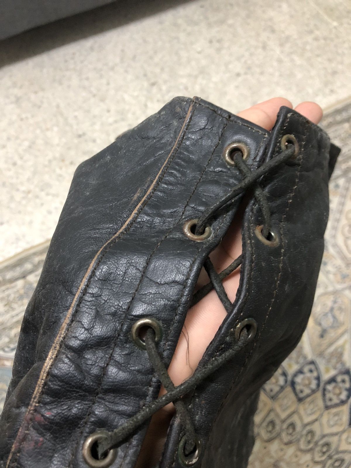 Vintage Vintage Unik Indian Head Leather Vest Like Perfecto Size US XL / EU 56 / 4 - 20 Thumbnail
