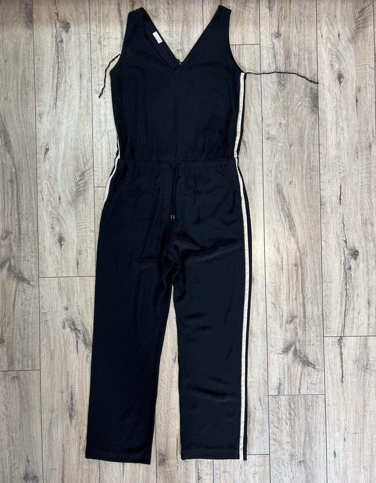 Brunello Cucinelli Brunello Cucinelli Jumpsuit Silk Crepe De Chine Shiny SizeL Size 30" / US 8 / IT 44 - 9 Thumbnail