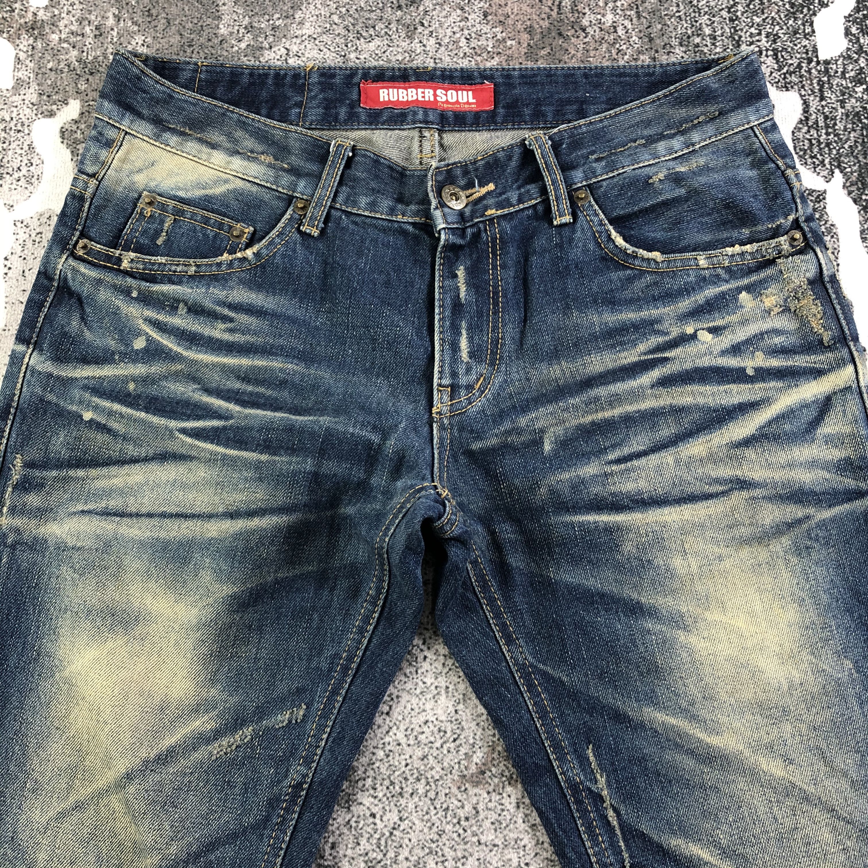 Japanese Brand Rubber Soul Rusty Wash Jeans KJ2161 Size US 32 / EU 48 - 3 Thumbnail