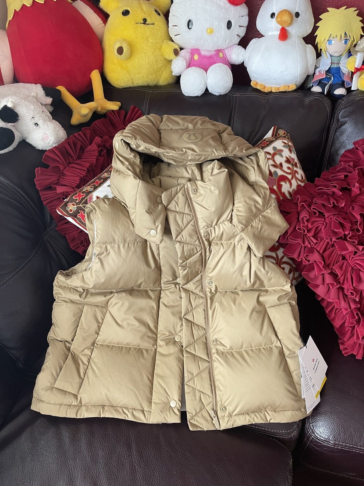 Lululemon Lululemon Wunder Puff Cropped Vest Filbert Tan / Trench Size M / US 6-8 / IT 42-44 - 5 Thumbnail