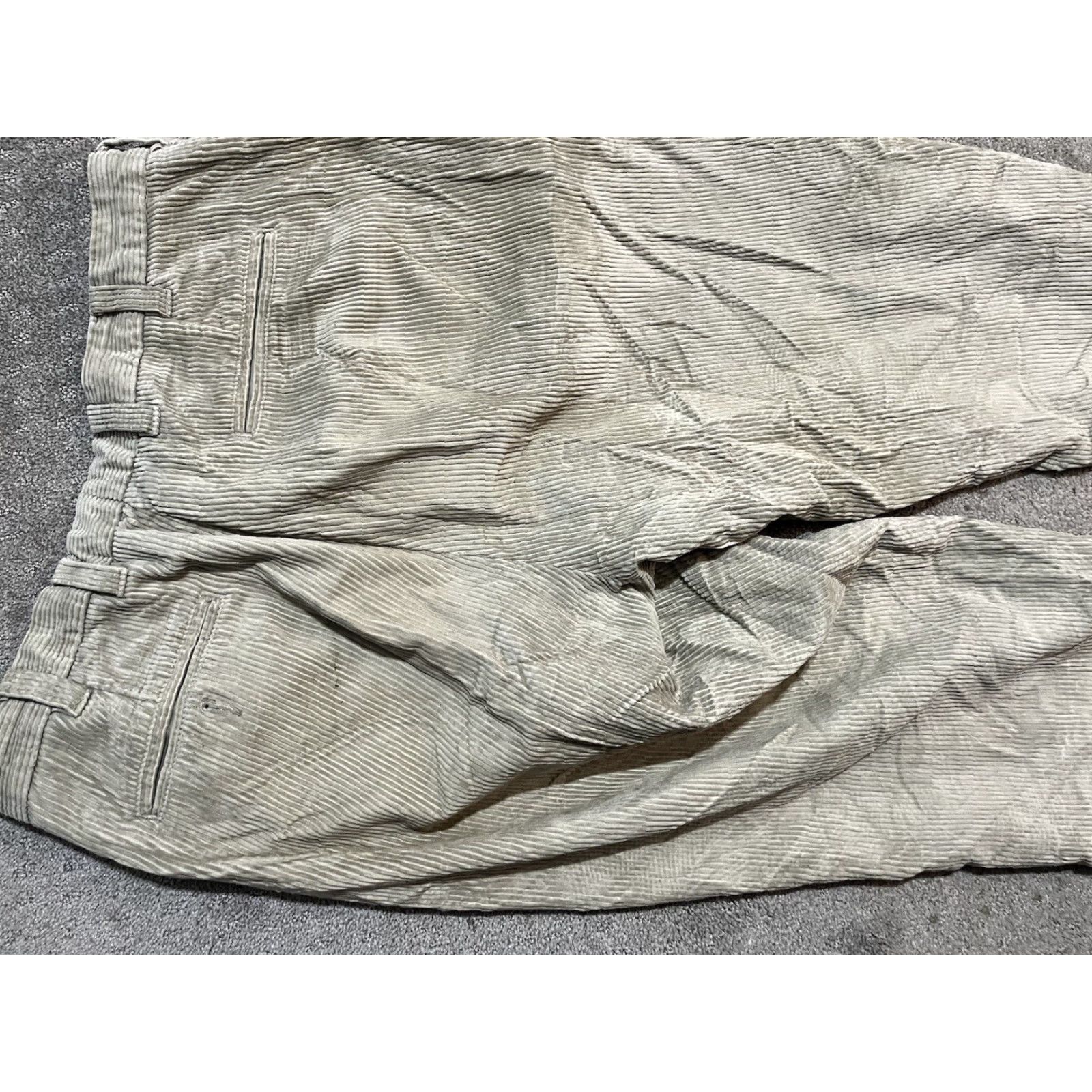 Orvis Orvis Pants Mens Beige Tan Corduroy Signature Chino Khaki Cotton 36 Regular Front Flat Front Pockets Logo 29 Inseam Casual Fall Winter 36 Mens Size US 36 / EU 52 - 4 Thumbnail