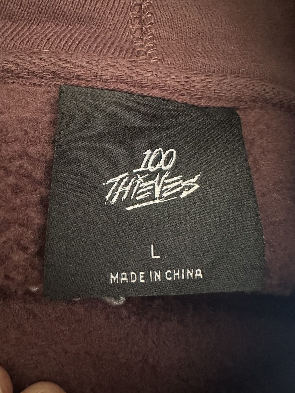 100 Thieves 100 Thieves Hoodie — Maroon (L) Size US L / EU 52-54 / 3 - 5 Thumbnail