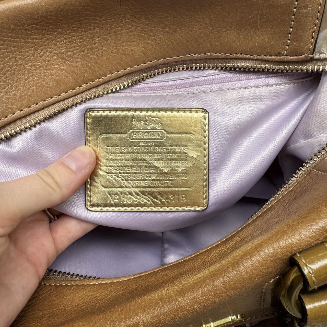 Coach Y2K Coach Satin Monogramed Handbag Size ONE SIZE - 7 Thumbnail