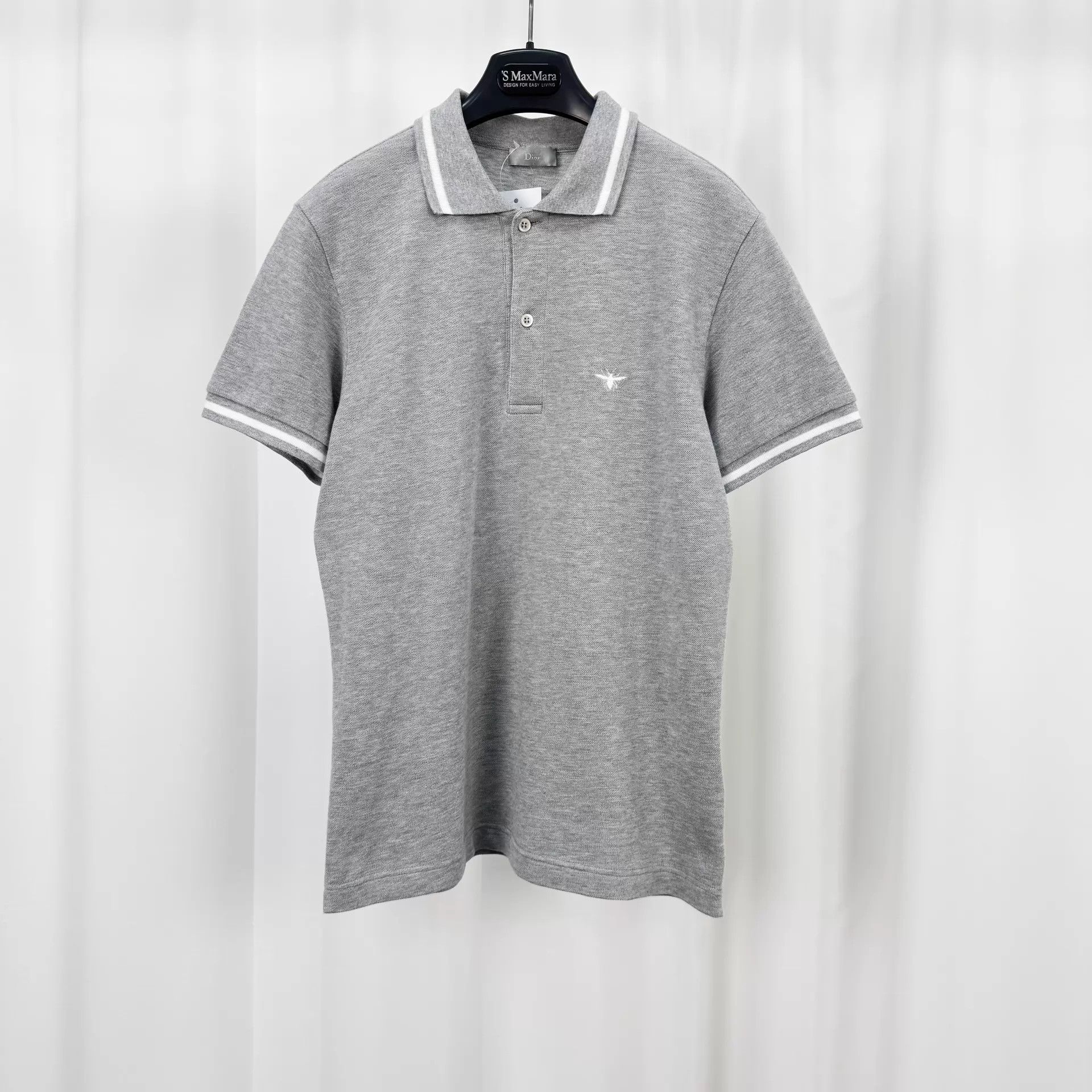 Dior Dior Embroidered Bee Polo Short Sleeve 48 99 New Size US M / EU 48-50 / 2 - 1 Thumbnail