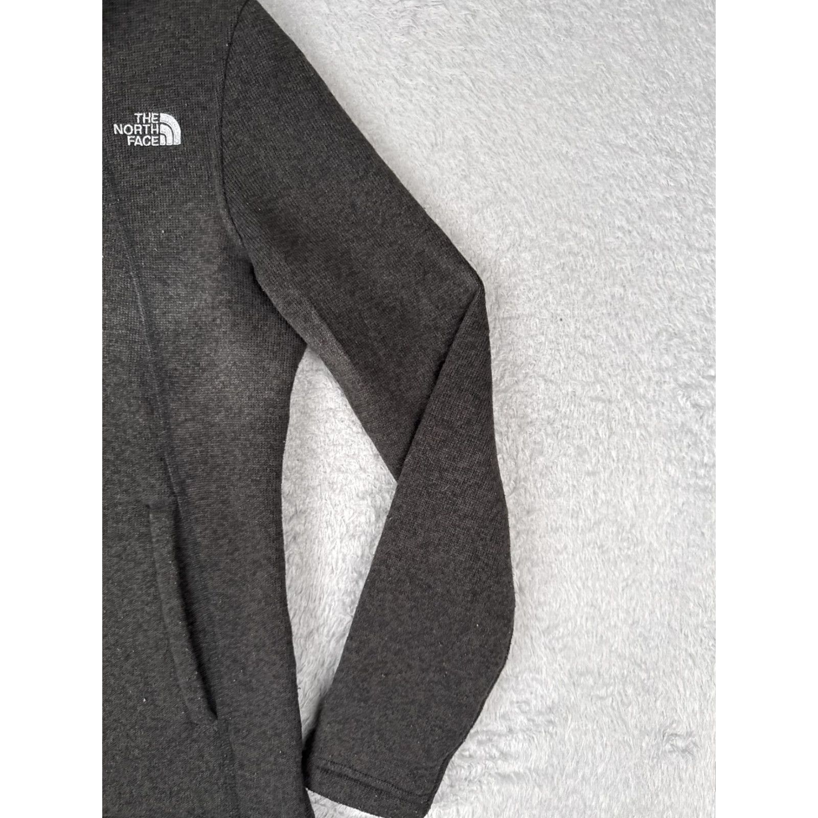 The North Face The North Face Jacket Womens M Gray Sweater Fleece Full Zip Outdoor Hiking Jacket Size M / US 6-8 / IT 42-44 - 5 Thumbnail