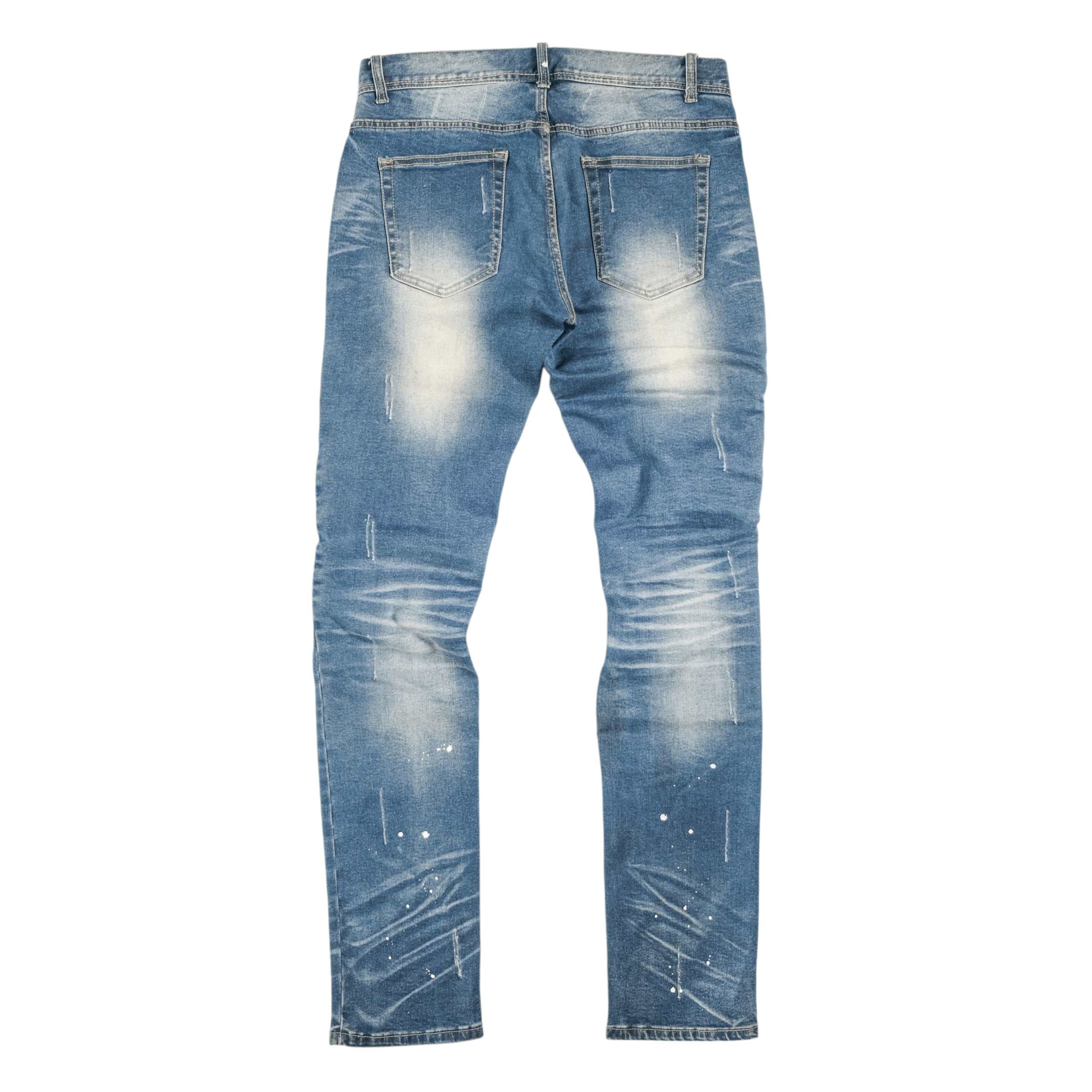 In The Attic In The Attic blue ripped super skinny jeans Size US 31 - 5 Thumbnail