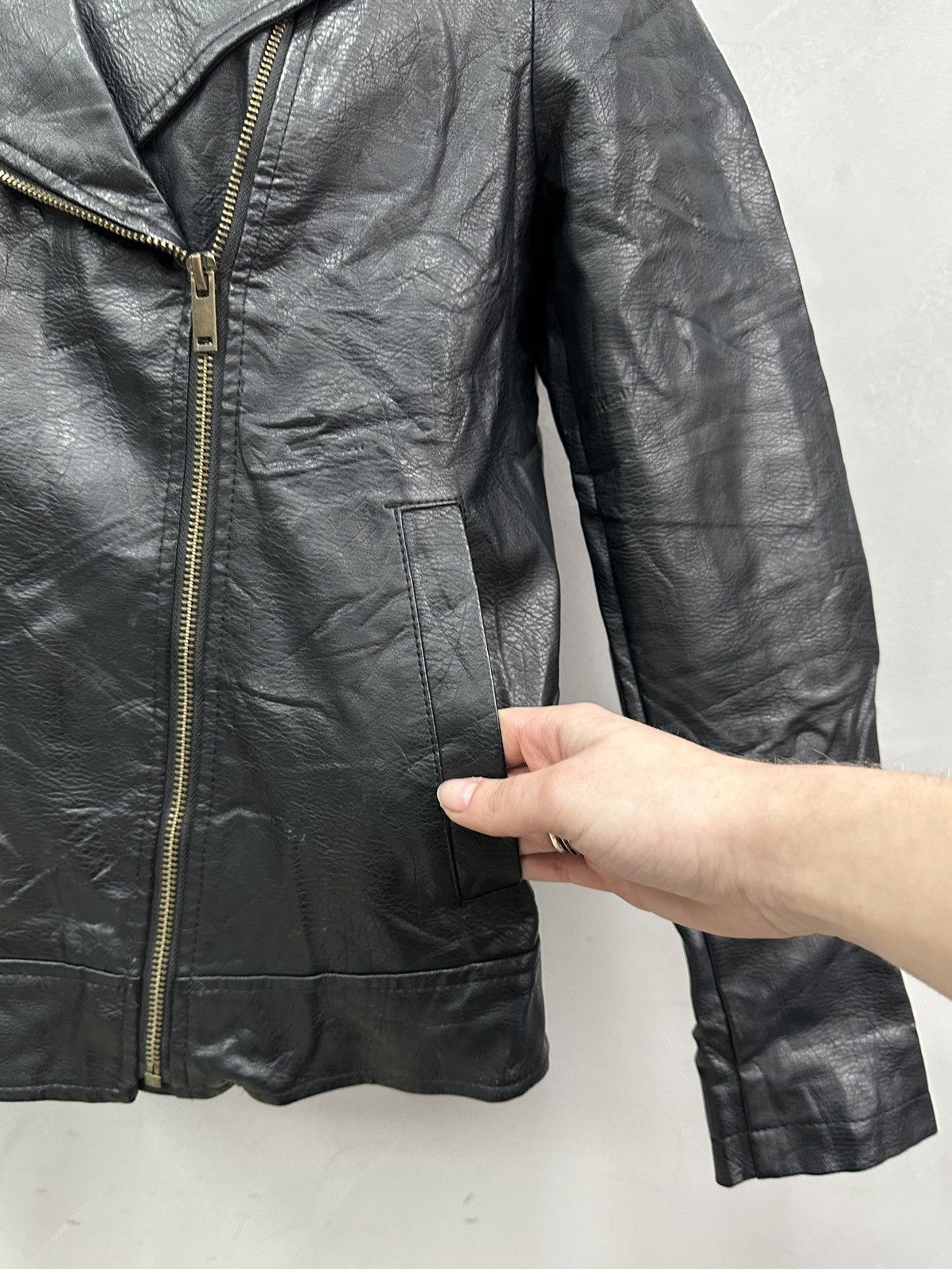 Universal Works Vintage Leather Jacket Y2k Cropped Bomber Rare Rick Owens Size US M / EU 48-50 / 2 - 4 Thumbnail