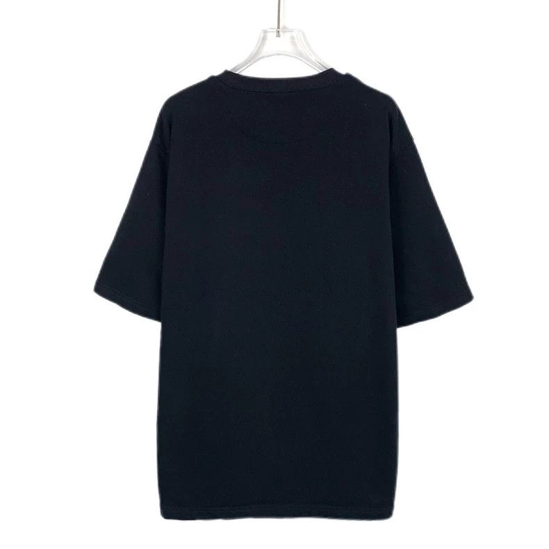 Prada Prada 21 styles of embossed logo round-neck black cotton sh Size US M / EU 48-50 / 2 - 2 Thumbnail