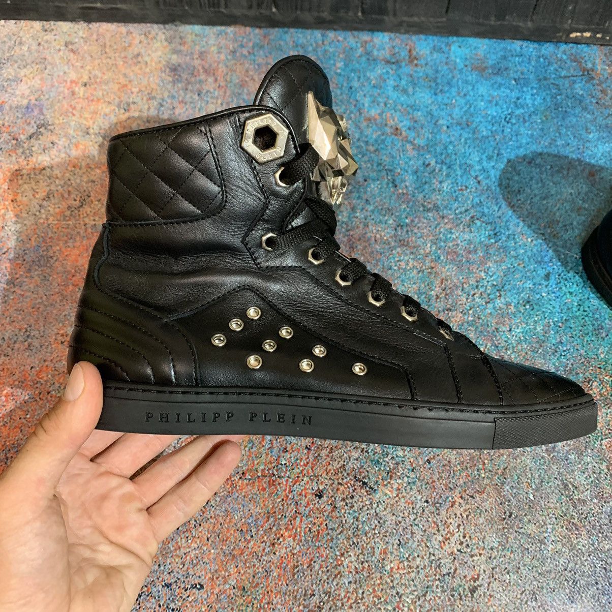 Philipp Plein Philipp Plein Women’s Leather Sneakers Size 38 Size US 8 / IT 38 - 11 Thumbnail