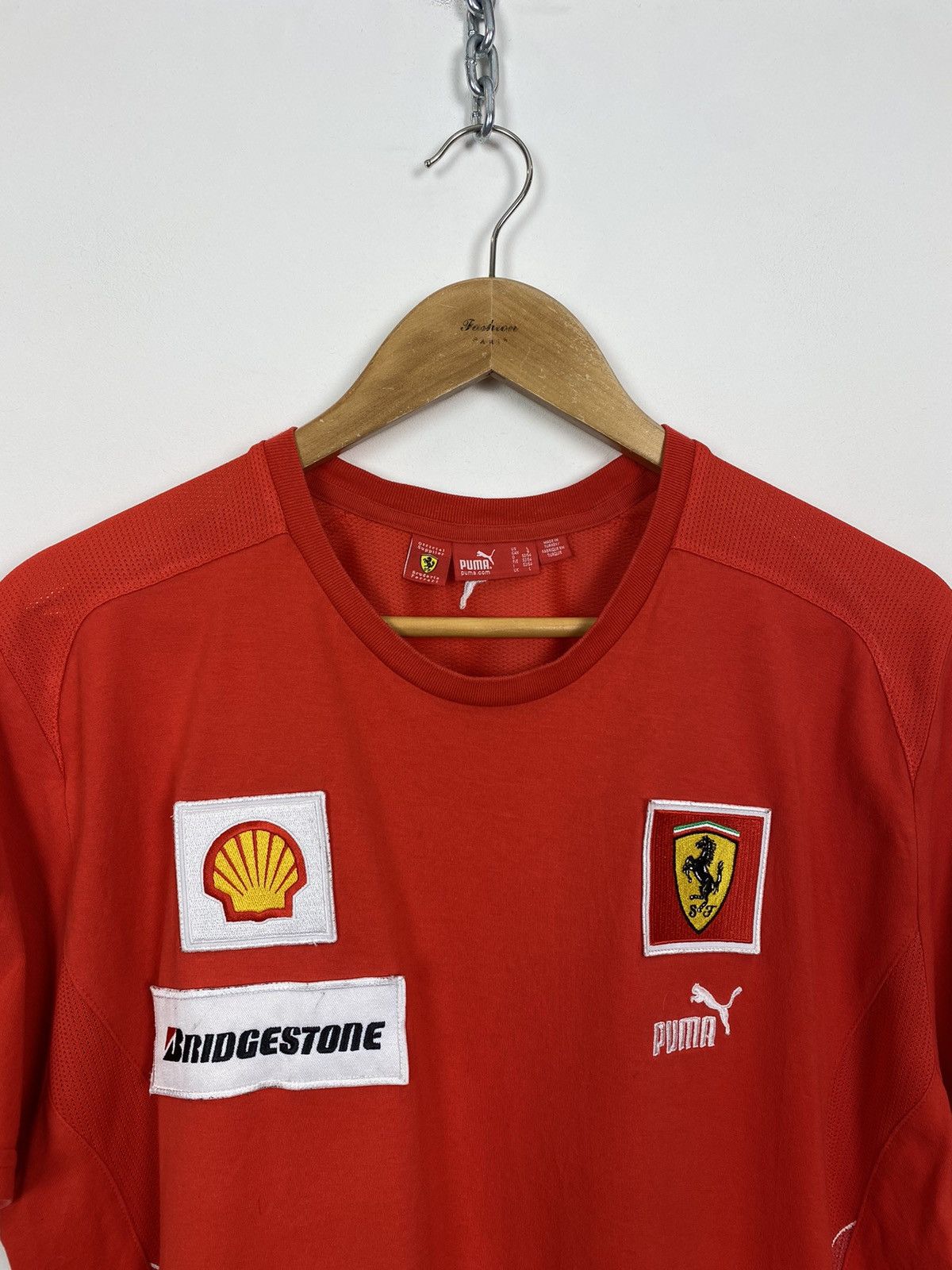 Formula 1 🏎️ PUMA Official Scuderia Ferrari F1 Team Shirt Men’s Size L Size US L / EU 52-54 / 3 - 2 Thumbnail