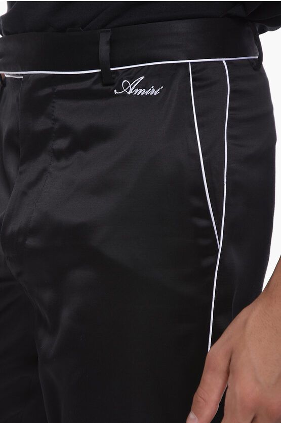 Amiri o1y0525 Logo Casual Pant in Black Size US 36 / EU 52 - 2 Thumbnail