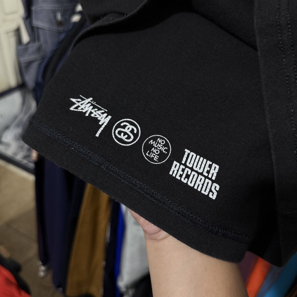 Stussy Stussy nmnl tower records world tour japan release tshirt Size US S / EU 44-46 / 1 - 6 Thumbnail