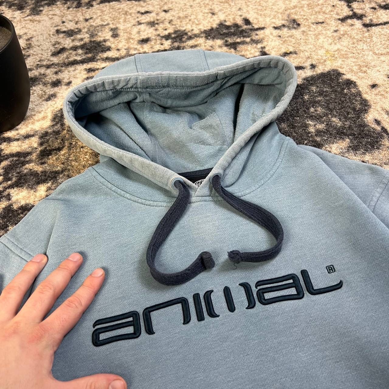 Vintage Animal Vintage Y2K Big Embroidered Logo Hoodie Size US L / EU 52-54 / 3 - 4 Thumbnail