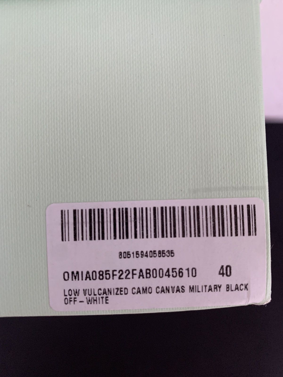 Off-White OFF-WHITE LOW VULCANIZED CAMO CANVAS Size US 7 / EU 40 - 19 Thumbnail