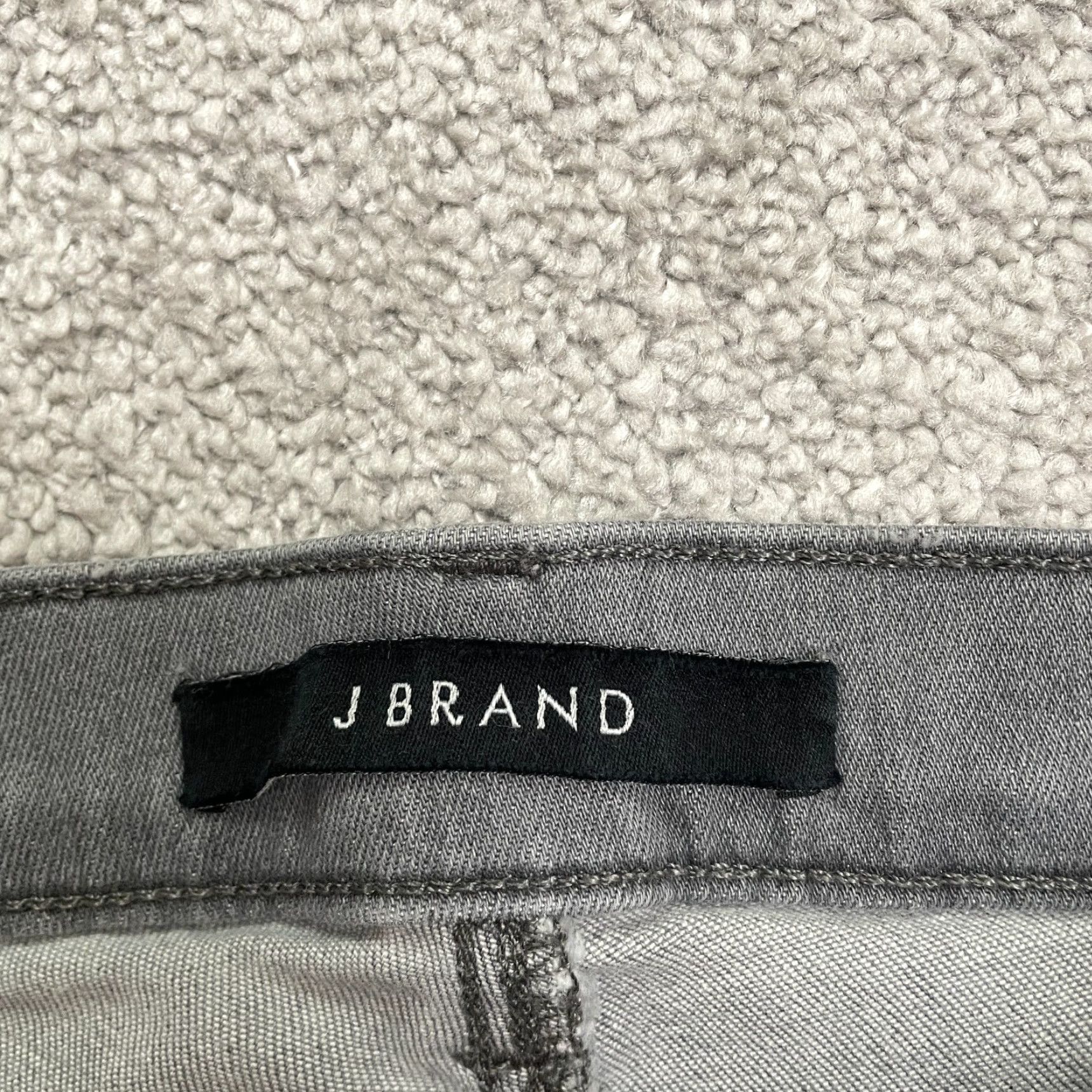 J Brand VINTAGE J Brand Alana High Rise Cropped Distressed Denim Jeans Womens 25 Gray Stretch 90s City Grunge Size 42" / US 20 - 5 Thumbnail