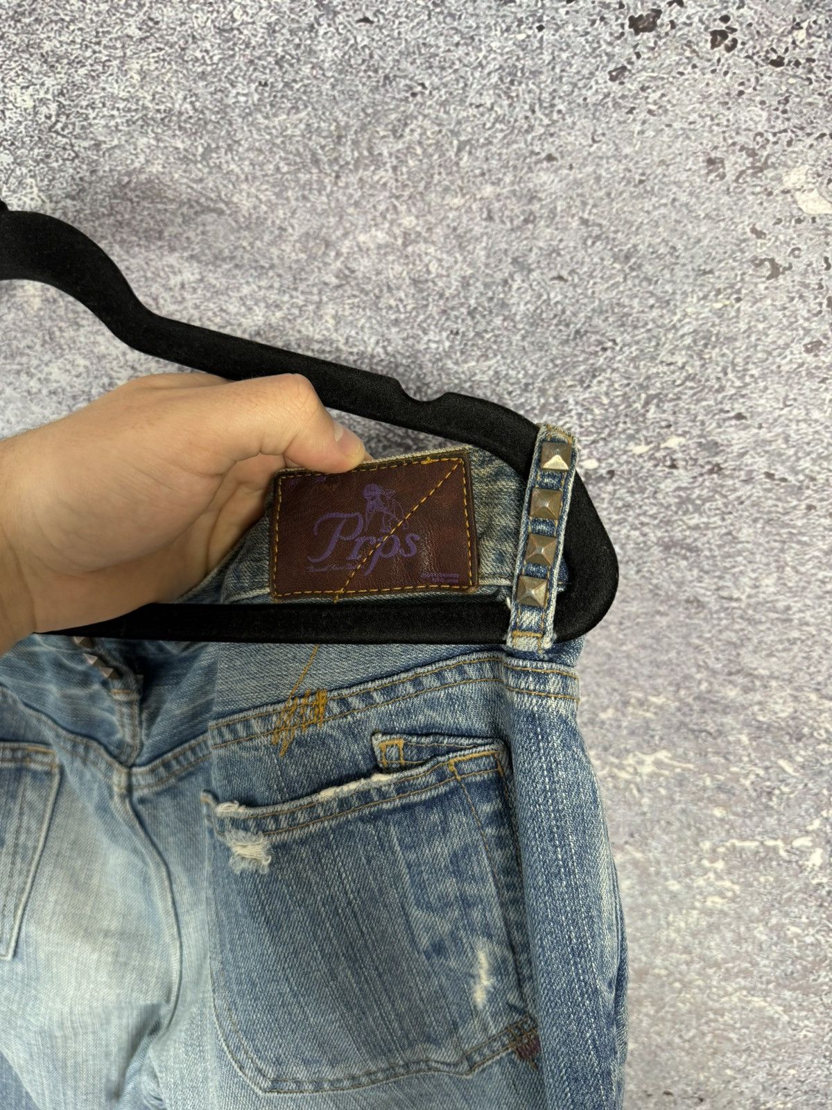 Japanese Brand × Prps × Vintage PRPS JAPAN VINTAGE PURPLE LABEL IMPALA JEANS 30 Distressed Size 30" / US 8 / IT 44 - 19 Thumbnail