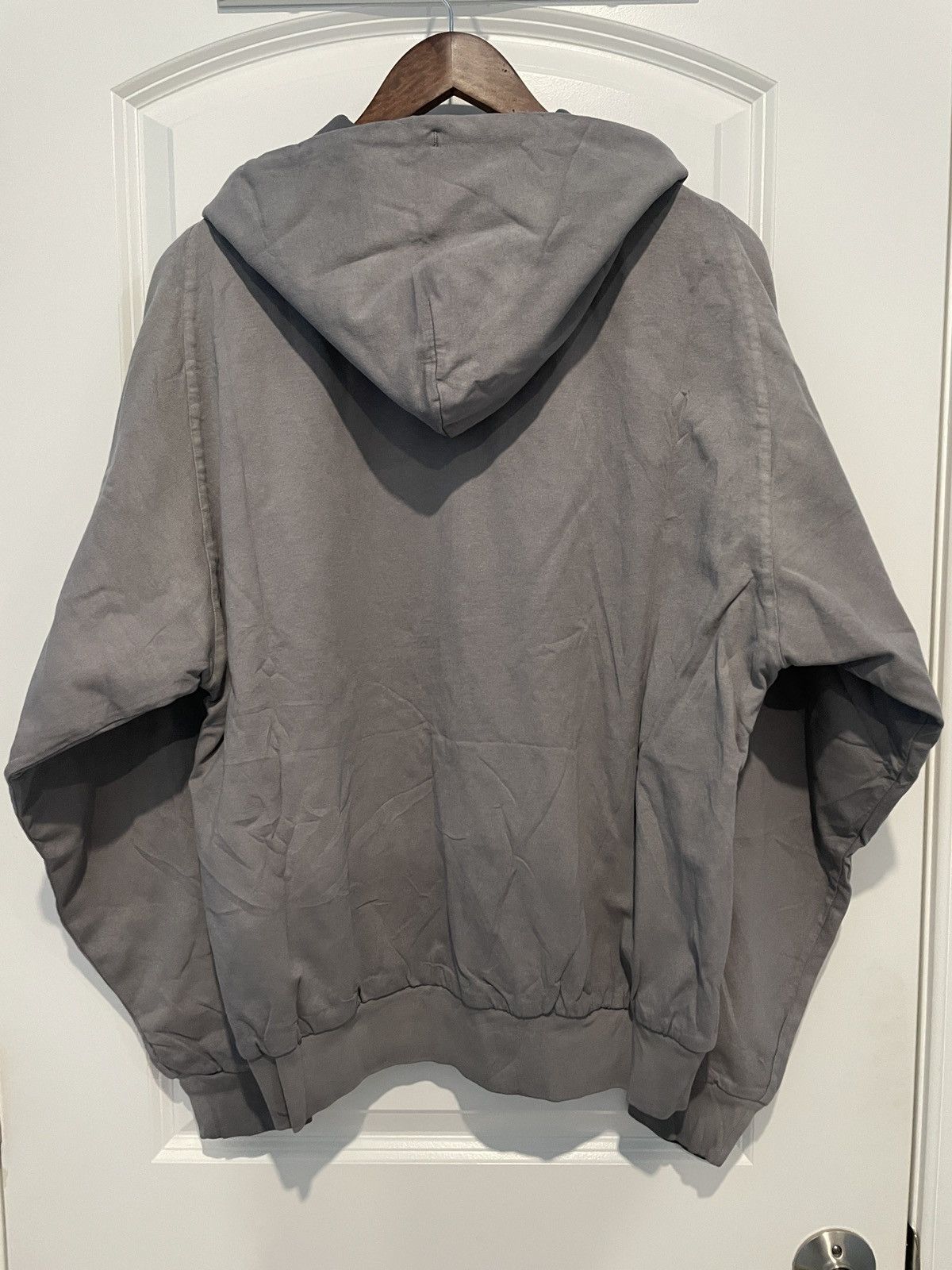 Balenciaga × Gap × Yeezy Yeezy Gap Zip Up Hoodie Poetic Grey Large Size US L / EU 52-54 / 3 - 2 Thumbnail