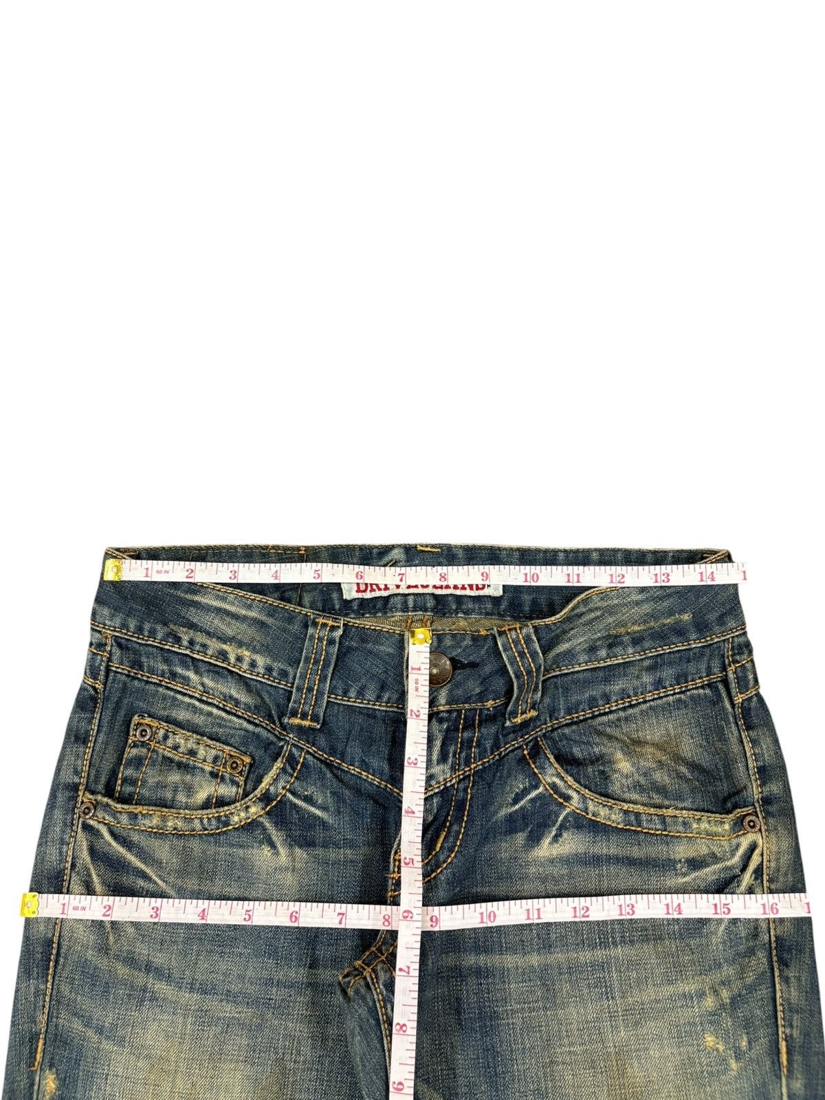 Japanese Brand Vintage Japanese Brand Mud Wash Bootcut Flare Jeans Size US 28 / EU 44 - 10 Thumbnail