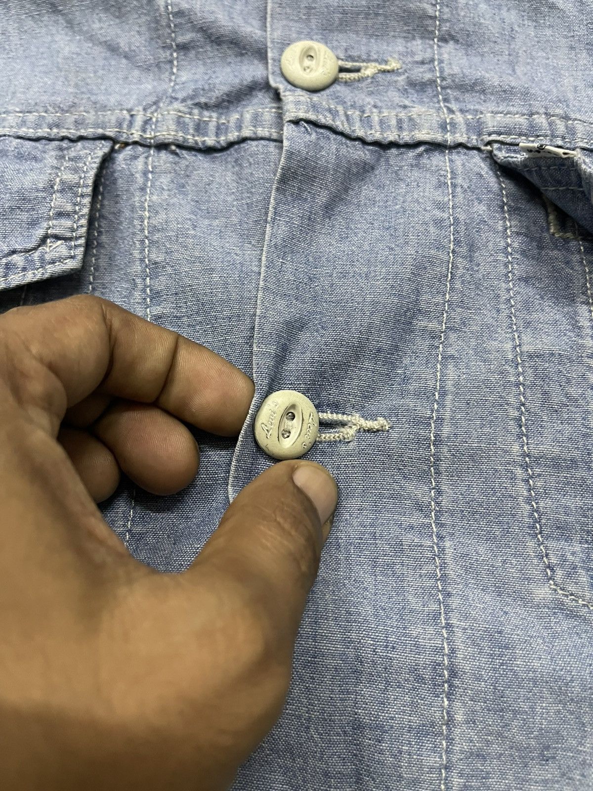 Levi's 2000s LEVIS SOFT DENIM LIGHT JACKET Size US M / EU 48-50 / 2 - 7 Thumbnail