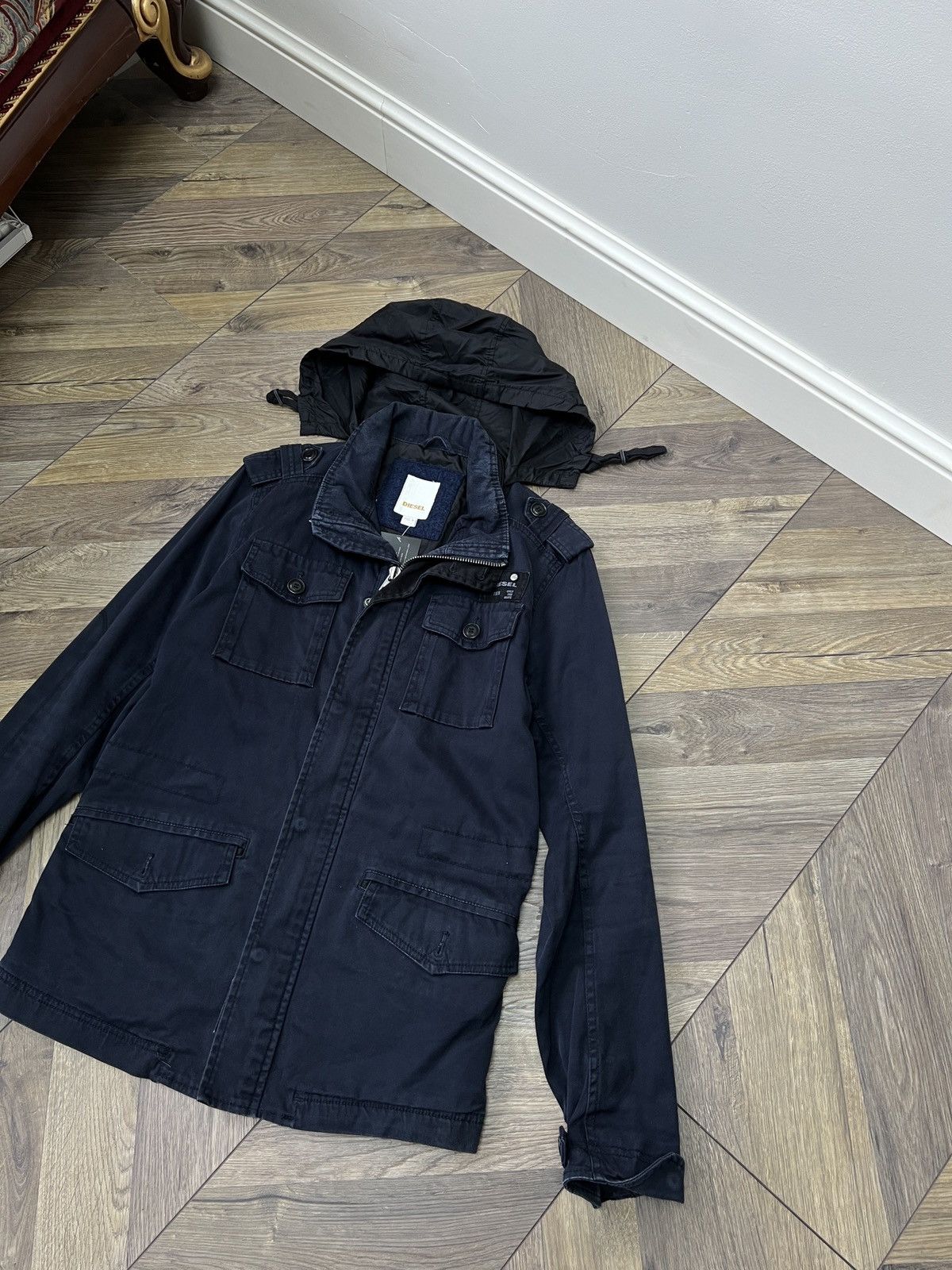 Diesel × Vintage Vintage Diesel Archival Navy Jacket Size US M / EU 48-50 / 2 - 6 Thumbnail