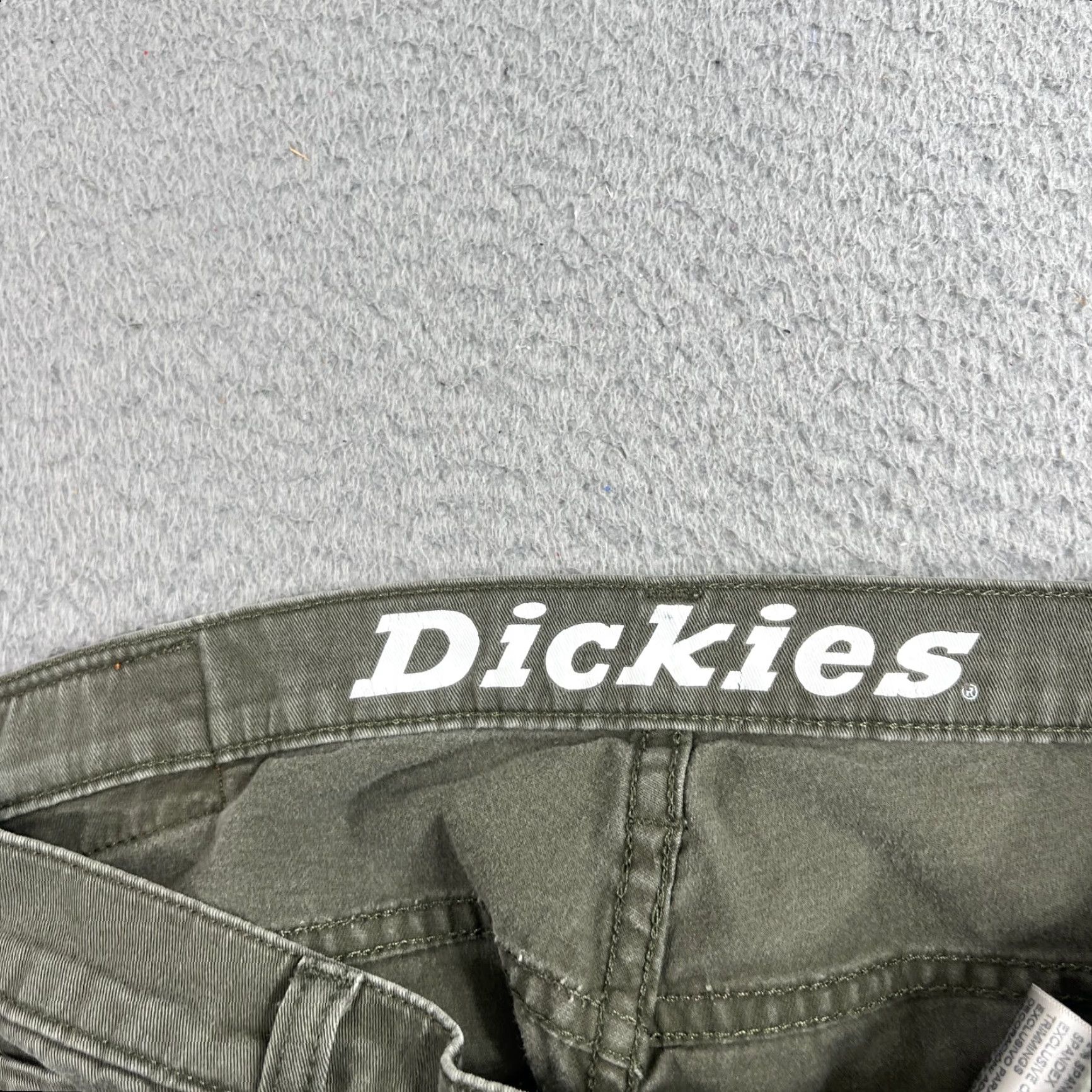 Dickies Dickies Jeans Mens 32x29 Green Duck Canvas Work Fit Regular Straight Denim Pockets 90s Y2K Vintage No Size US 32 / EU 48 - 6 Thumbnail