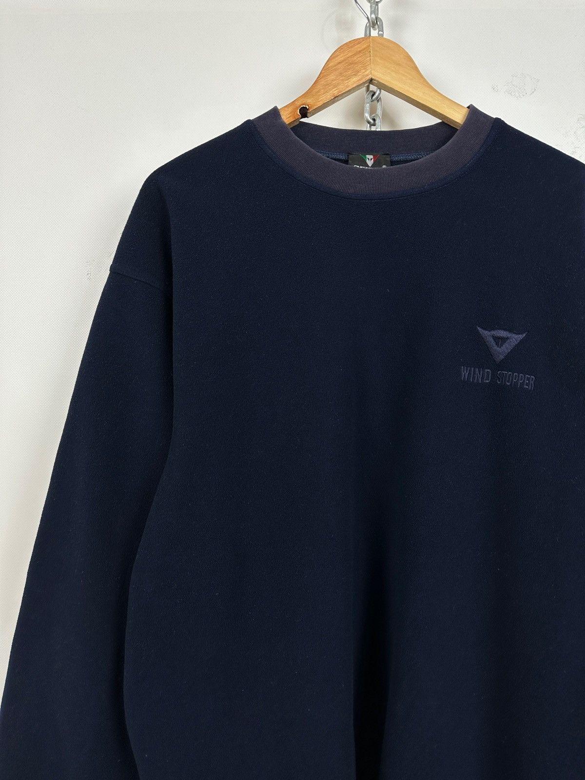 Dainese Vintage Dainese Windstopper Navy Blue Fleece Sweatshirt Size US XL / EU 56 / 4 - 5 Thumbnail